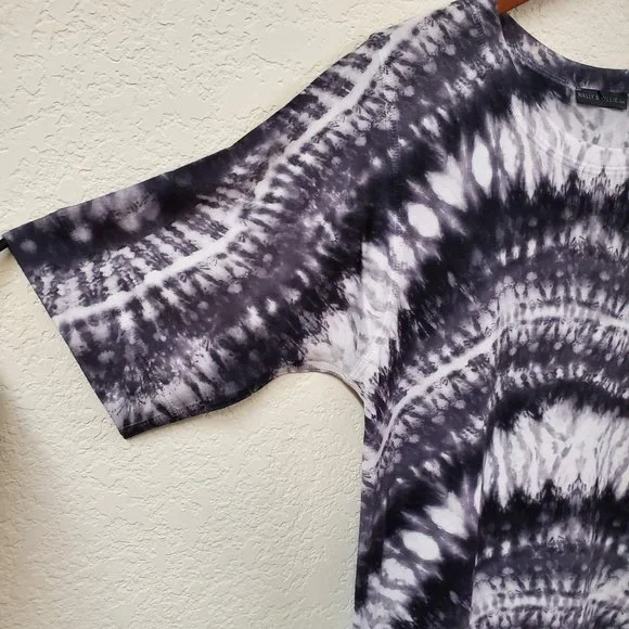 Nally & Millie Half Sleeve Tie Dye Dress Size S - Picture 5 of 6